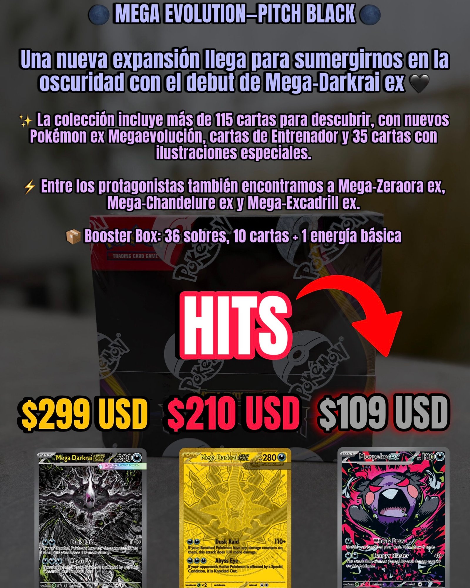 BOOSTER BOX PITCH BLACK - Imagen 2