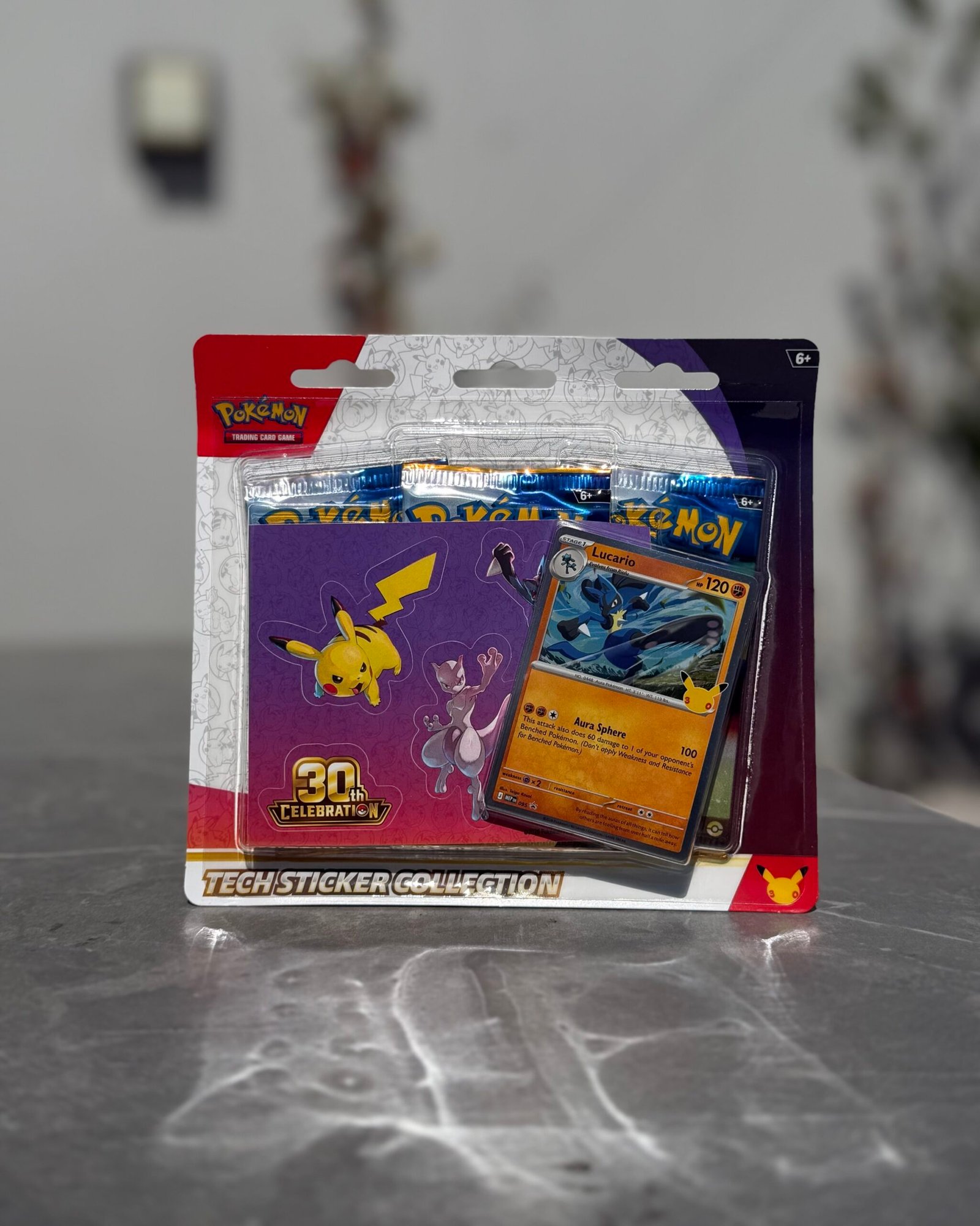 TECH STICKER COLLECTION 30th CELEBRATION LUCARIO